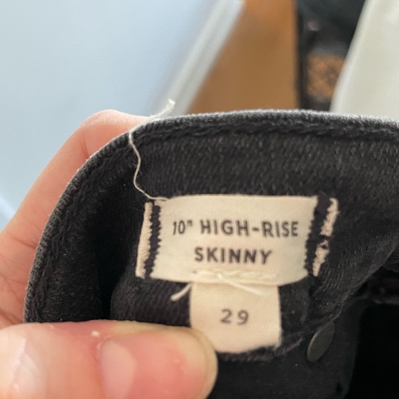 Madewell black high-rise jeans - Picture 5 of 6